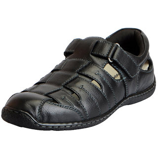 Hush puppies men's oily fisherman leather athletic & outdoor sandals top