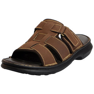 Buy Hush Puppies Men s Brown Leather Hawaii Thong Sandals Online