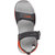 Sparx Men's D.Grey N.Orange Floater Sandals