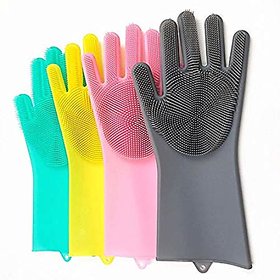 High Quality Rubber Wet and Dry Disposable Brush Gloves