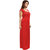 Be You Red Solid Women Nighty / Nightgown