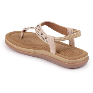 beige slip on sandals
