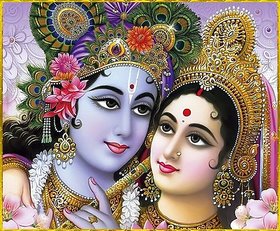 Style UR Home - Radha Krishna-Divine Lovers Wallpaper 2 Ft X 2 Ft