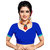 Aadyaa Creation Trendy cottan silk saree with Blouse (Multicolour)