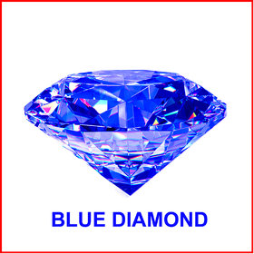 R.K Gems/ BLUE Original Diamond Gemstone