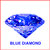 R.K Gems/ Blue 6.20-Carat Crystal American Blue Diamond
