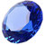 R.K Gems/ 6.25 Carat Original BLUE Diamond Gemstone