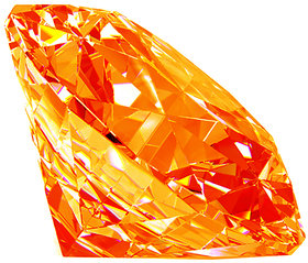 R.k Gemsorange American Diamond Gemstone