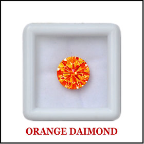 R.K Gems/6.25 Carat Original American Orange Diamond