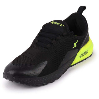 Buy Sparx Men s Black Green Lace Up Running Shoes Online 1849