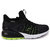 Sparx Men's Black/White Lace Up Running Shoes