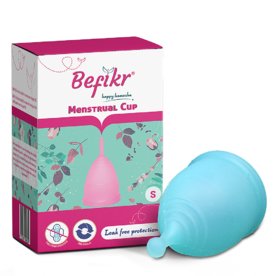 Befikr Reusable Menstrual Cup Medical Grade Silicone Cups for Women  Small  Pack of 1