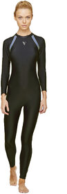 Veloz I Poly Spandex I Womens Swimming Costume I with YKK Zip and Chest Padding