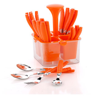 Arni Cutlery Set with Storage Box/Spoon Set/Spoon Stand for Kitchen and Dining 24 Pieces Stainless Steel Cutlery Set Arni Cutlery Set with Storage Box/Spoon Set/Spoon Stand for Kitchen and Dining 24 Pieces Stainless Steel Cutlery Set