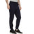 Shellocks Cotton Navy Blue Track Pants for Men with Back Pocket and Bottom Rib