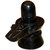Shivling Murti Idol Marble Figurine, Black Decorative Showpiece - 7.62 cm (Marble, Black)
