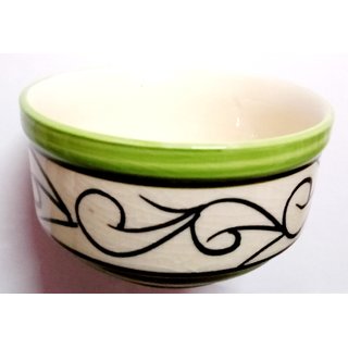 Buy Ceramic Microwave Safe Dining Bowl - Pack of 1 Online @ ₹419 from