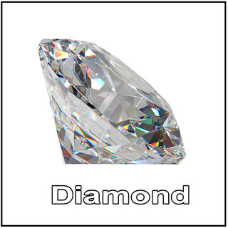 R.K Gems/Original White Diamond Gemstone (Zircon)
