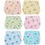 Pack Of 4 Kotton Labs Multi-Colour New Born Baby (0-3 Month , Xs Size) Hosiery Cotton Cloth Nappies