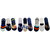 VOICI -No Show Socks for Men 6 Pair of Low Cut Lace Anti-Skid Flat  Liners loafer sockSs