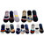 VOICI -No Show Socks for Men 6 Pair of Low Cut Lace Anti-Skid Flat  Liners loafer sockSs