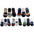 VOICI -No Show Socks for Men 6 Pair of Low Cut Lace Anti-Skid Flat  Liners loafer sockSs
