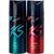 KS Men & Women Spark,Urge, Dare Deodorant Set of 3 (Flavours May Vary)