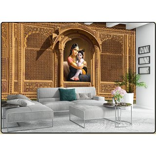                       Style UR Home -Bal Krishna  Yashoda - 4 Ft  X  3 Ft                                              