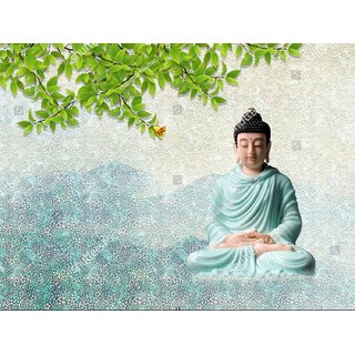 Buy Style Ur Home -Buddha WallPaper- 24 X 24 Online - Get 32% Off