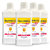 SterloMax Pack of 4 - 80 Ethanol-based Hand Rub Sanitizer and Disinfectant 500 ML