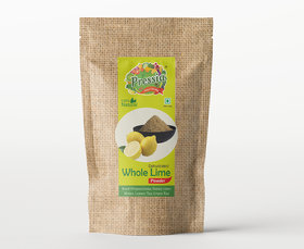 Pressia Dehydrated Whole Lime Powder 50 Gram Pack