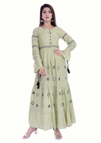 Stylish kurti with all over embroidery work