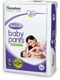 Himalaya Total Care Baby Pants Diapers, Small, (54 Count)