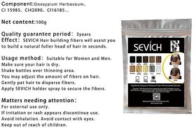 FOREVER YOUTH Spray Applicator Growth SEVICH Hair Fiber Hair Loss Concealer Keratin Hair Building Fiber Powder  100g