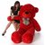 Riyasharma Gift red Teddy Bear 4 Feet Huggable ,Big very soft and sweet, anniversary for pleasant Gift, hug able