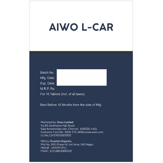 aiwo l carnitine l tartrate methylcobalamin and folic acid tablets
