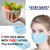 SLICETER Face Mask 3 Ply Layer 2 Outer And 1 Inner Layer Virus Protection 5 PCS Face Mask With FREE 10 PCS Ploy Gloves