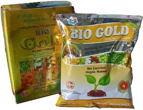 Biogold - Organic HUMIC Acid 95 Super Fertilizer for Plants Flower Vegetable Fruit (Verified by NSIL CRISIL)
