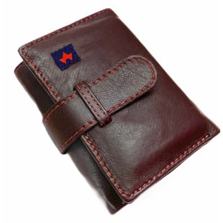 Buy Genuine Leather Trifold Wallet with Loop Mens Purse WITH ...