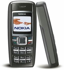 Refurbished Nokia 1600 Single Sim Feature Phones (Black)