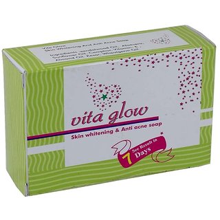 Vita Glow Skin Whitening  Anti Acne Soap 135g (Pack Of 1)
