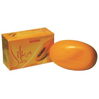 Silka Papaya Skin Whitening Soap Silka Papaya Skin Whitening Soap