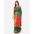Green Kanjeevaram Woven Design saree, has a zari border Blouse Piece