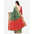 Green Kanjeevaram Woven Design saree, has a zari border Blouse Piece