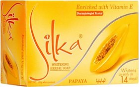 Silka Papaya Skin Fairness Soap(135 g) whitening soap