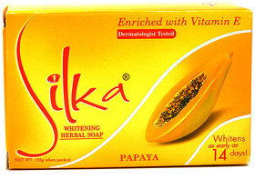 SILKA WHITENING HERBAL SOAP.