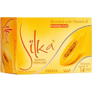 Silka Papaya Skin Fairness Soap(135 g) whitening soap Silka Papaya Skin Fairness Soap(135 g) whitening soap