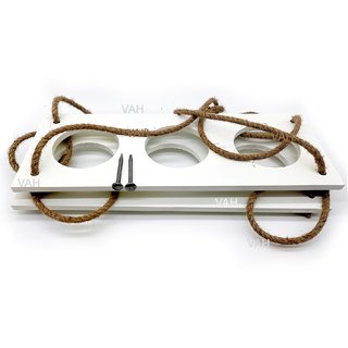 Buy Vah Wood Hanging Planter Shelf Plant Hanger Decorative Flower Pot Rack With Rope Home Decor Hanging Planter Plant Stand Online Get 66 Off