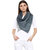 Rhe-Ana Lucy Stole/Scarf 100 Linen Shaded Gray