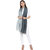 Rhe-Ana Lucy Stole/Scarf 100 Linen Shaded Gray